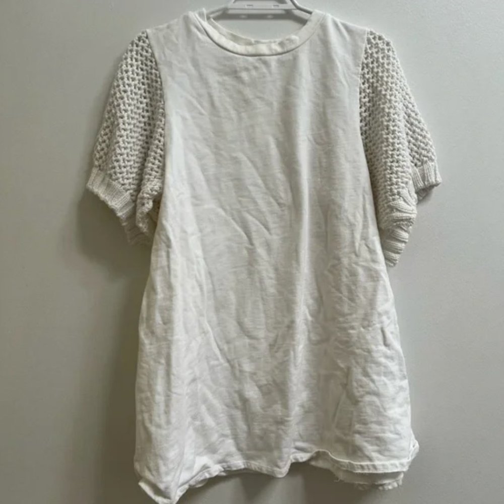 Zara Combination Knit Mini Dress